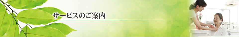 サービスのご案内